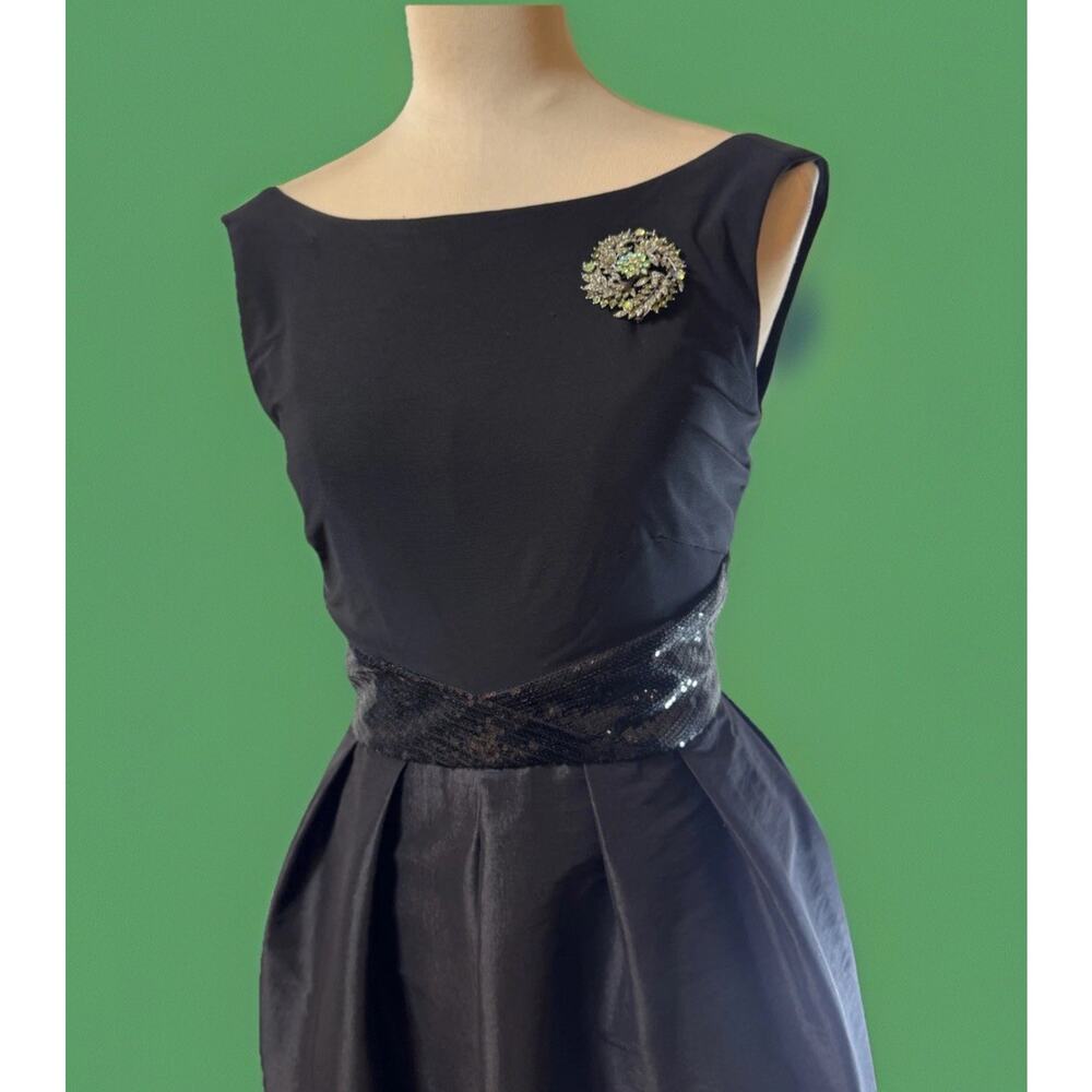 Dark Feminine Black Cocktail Dress | Audrey Hepburn Vibe | Fit And Flare | LBD